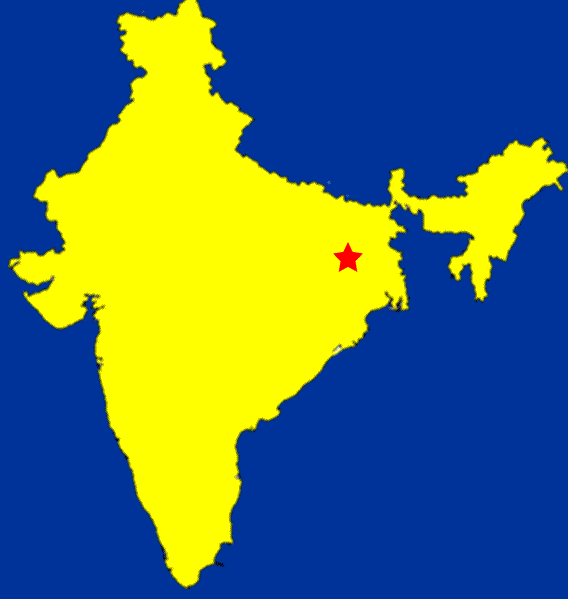 Map of Hazaribag
