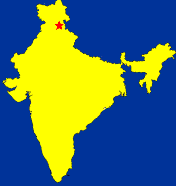 Map of Manali