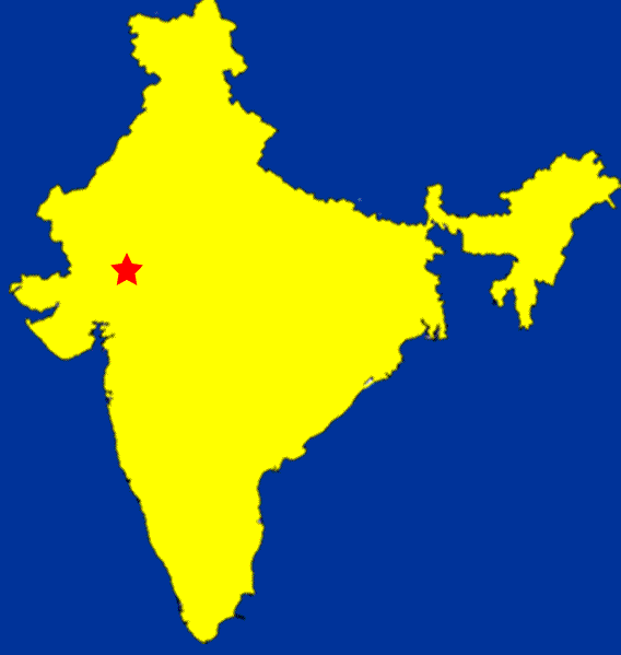 Map of Udaipur